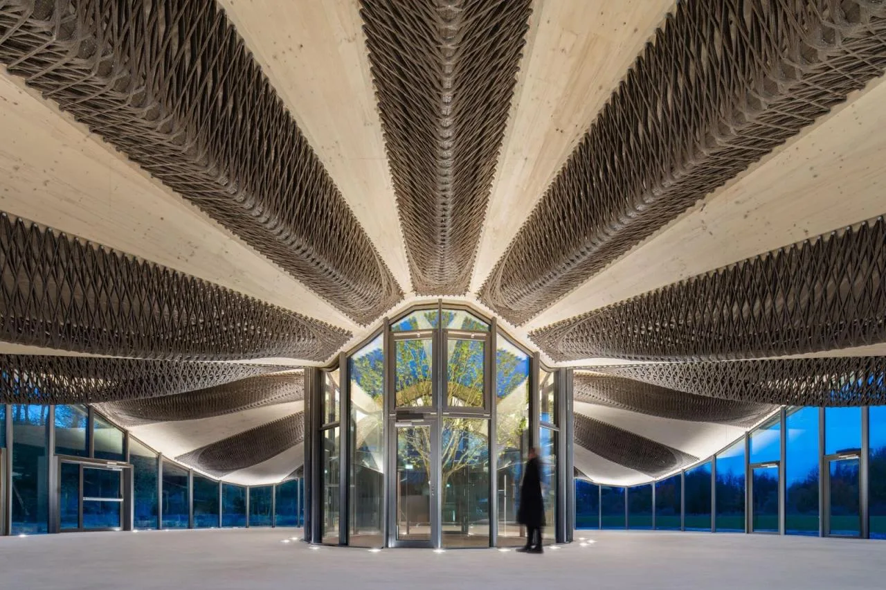 BIM Architecture | Mixed Linen Exhibition Hall/ICD/ITKE/IntCDC Stuttgart University