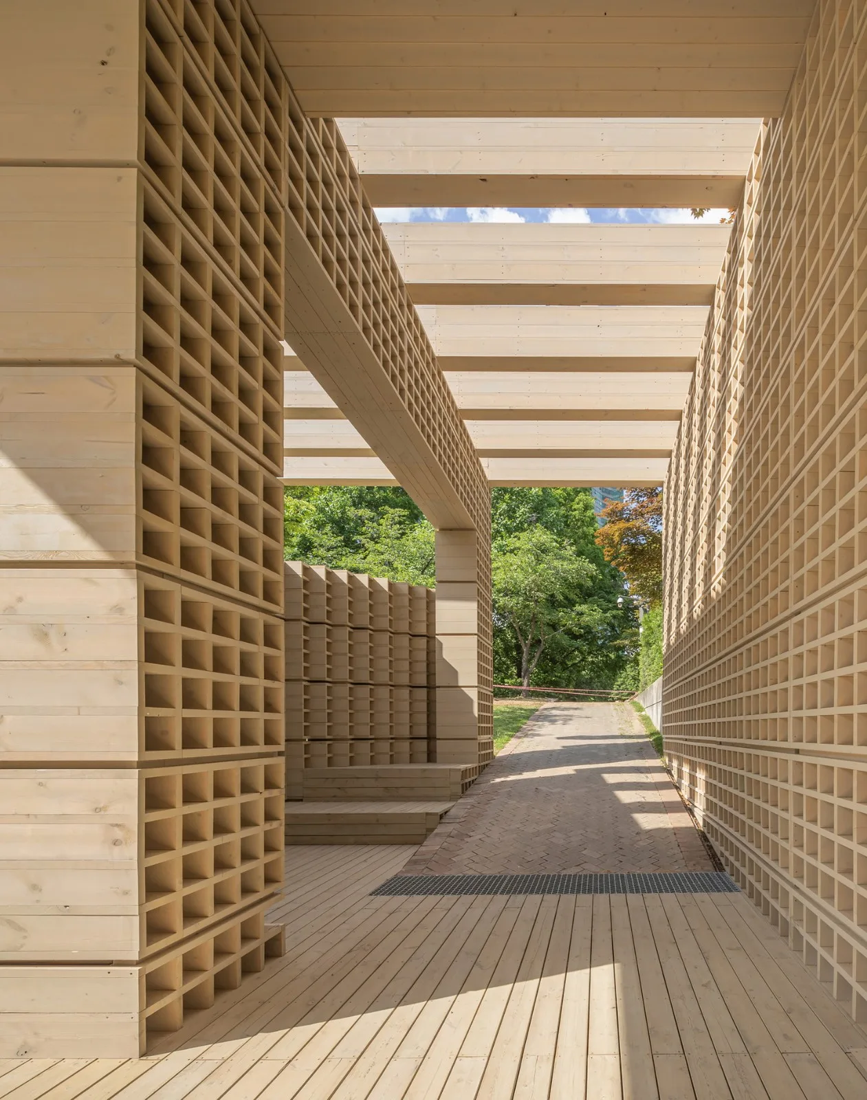 BIM Architecture | Ecological Matrix, Breathing Net Pavilion/Soltozibin Architects