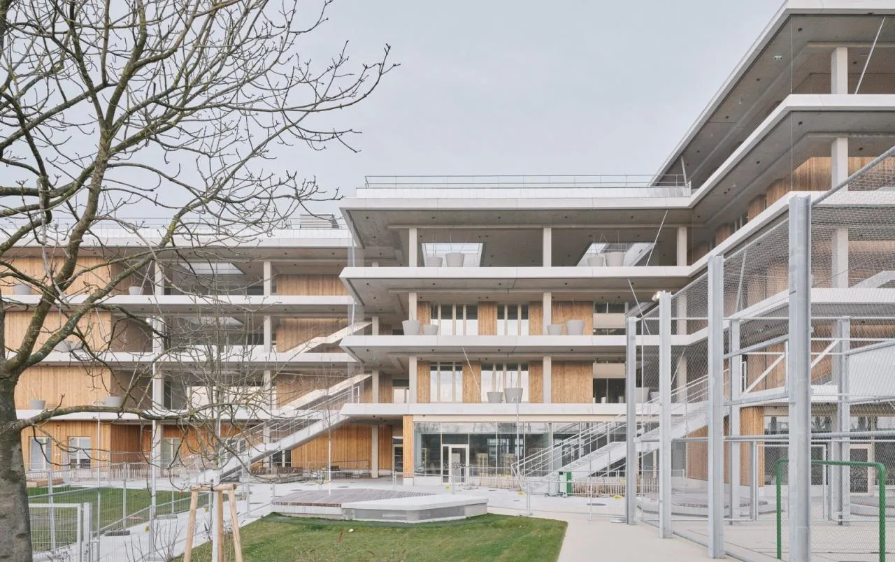BIM Architecture | Leopold Kohr Straße Primary and Secondary School/Franz & Sue