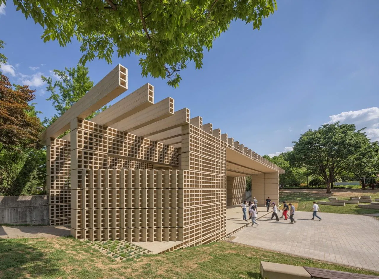 BIM Architecture | Ecological Matrix, Breathing Net Pavilion/Soltozibin Architects