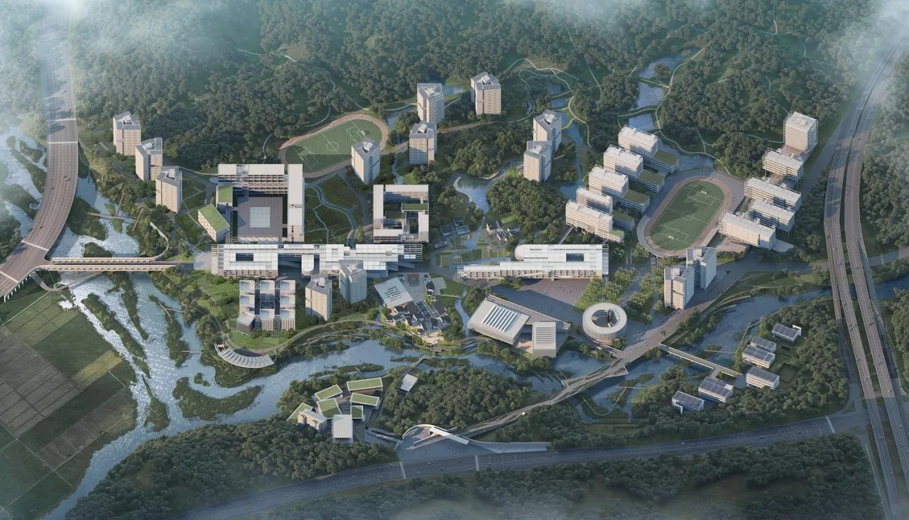 BIM Architecture | Yanmian Chuanjin, Urban Rural Coexistence: Shenzhen Vocational and Technical University Shenshan Campus/Tanghua Architectural Design