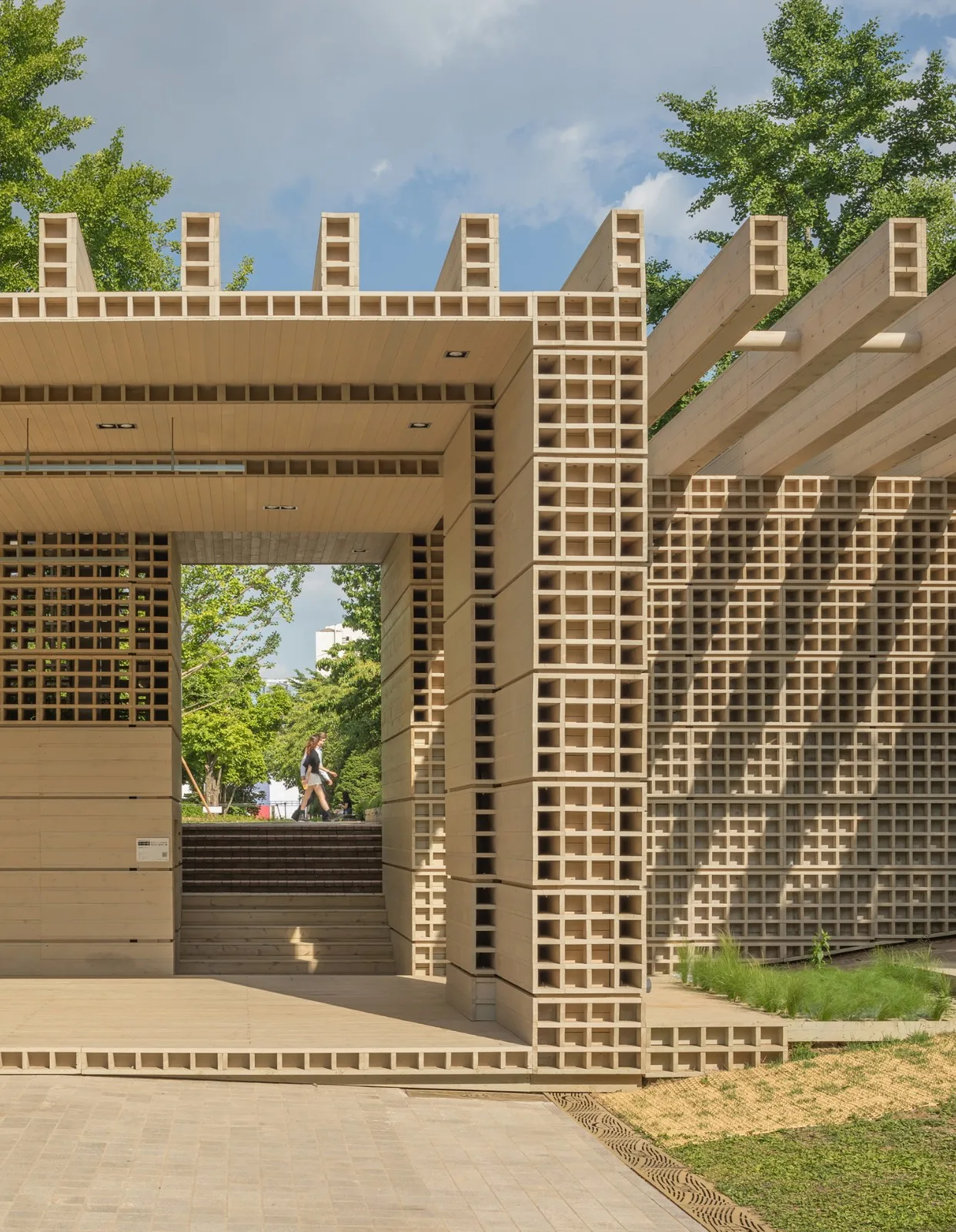 BIM Architecture | Ecological Matrix, Breathing Net Pavilion/Soltozibin Architects