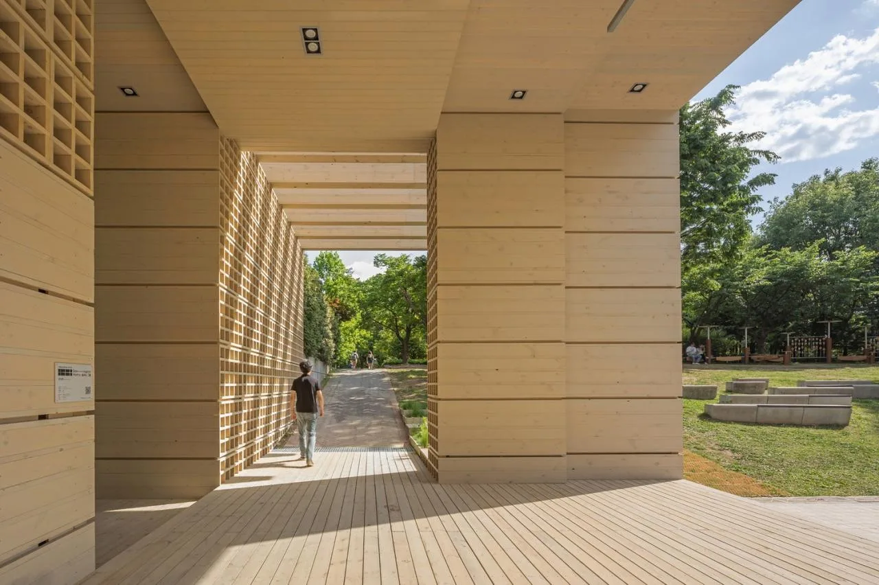 BIM Architecture | Ecological Matrix, Breathing Net Pavilion/Soltozibin Architects