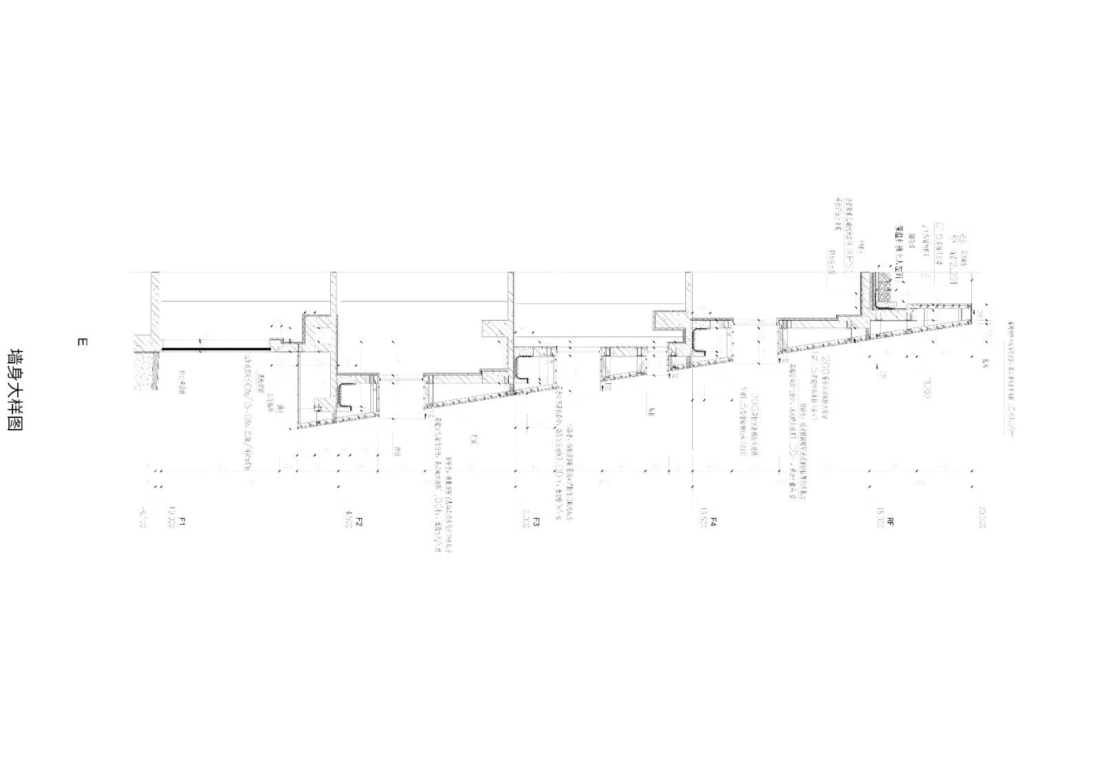 Wall body detailed drawing