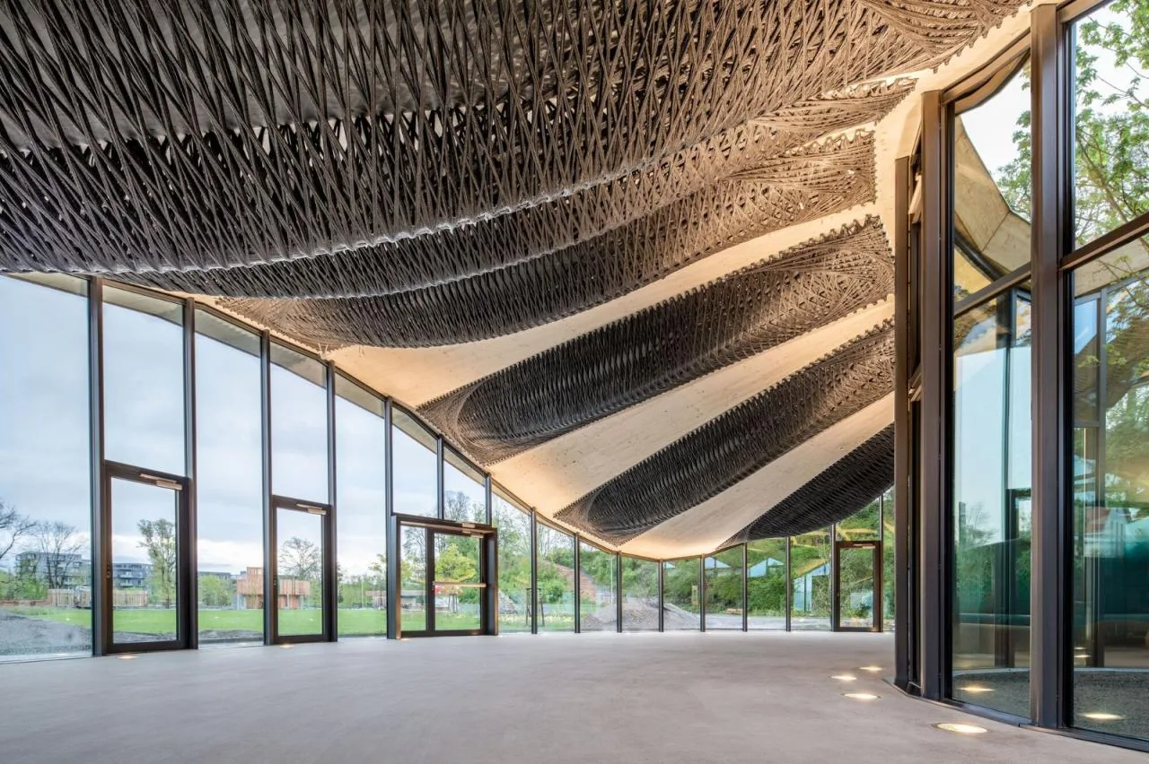 BIM Architecture | Mixed Linen Exhibition Hall/ICD/ITKE/IntCDC Stuttgart University