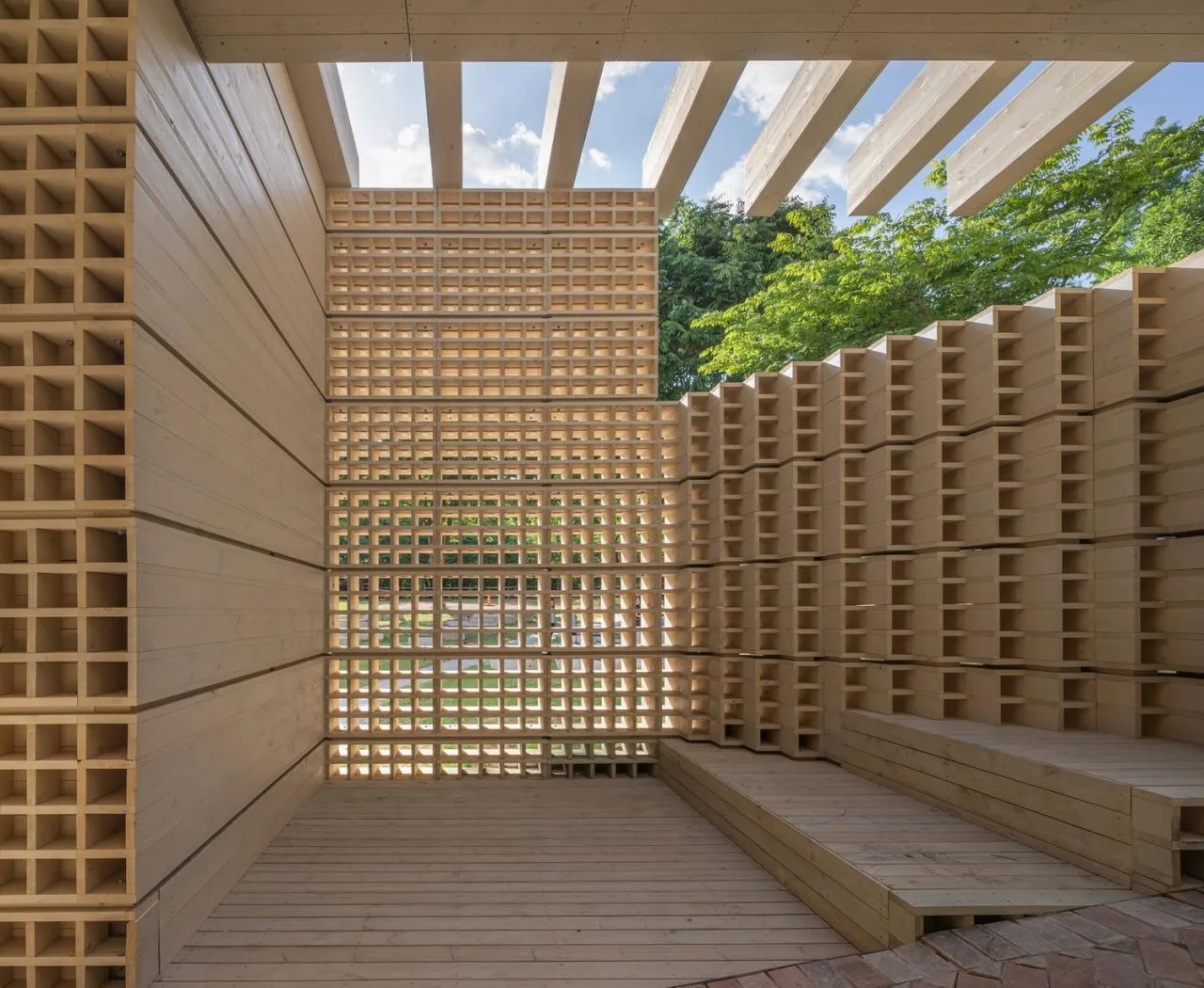 BIM Architecture | Ecological Matrix, Breathing Net Pavilion/Soltozibin Architects