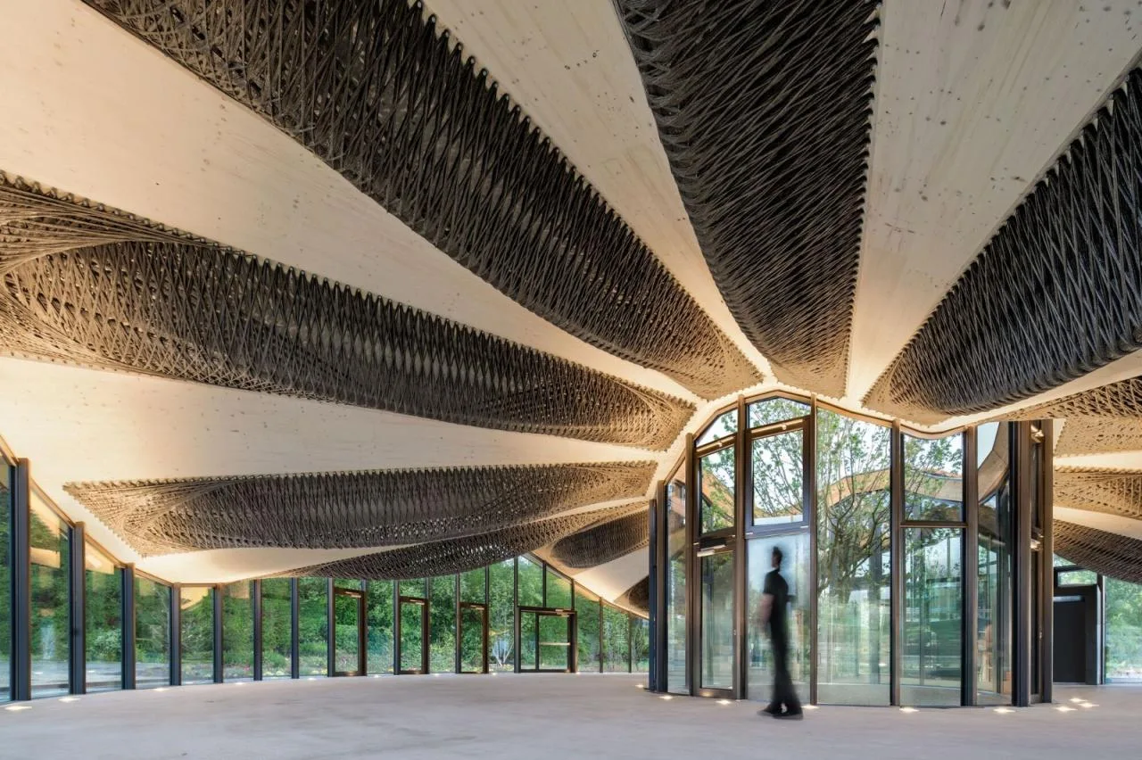 BIM Architecture | Mixed Linen Exhibition Hall/ICD/ITKE/IntCDC Stuttgart University