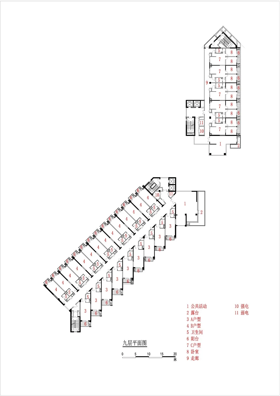 BIM Architecture | Nanjing Future Science and Technology City Talent Apartment/Zhongrui Huadong Rongchao Hui Studio