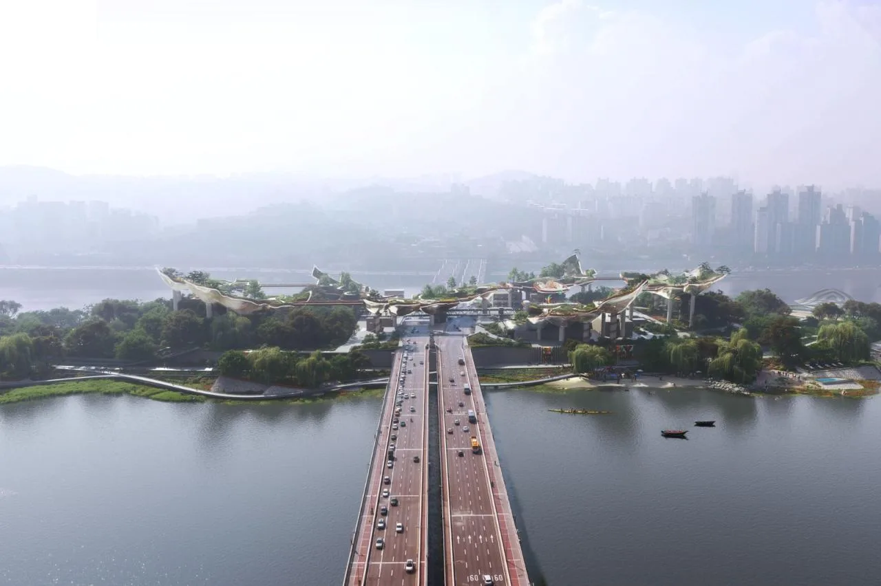 BIM Architecture | 'Nodeul Island, Seoul, South Korea' Competition, Unmanned Island to Park/Heatherwick
