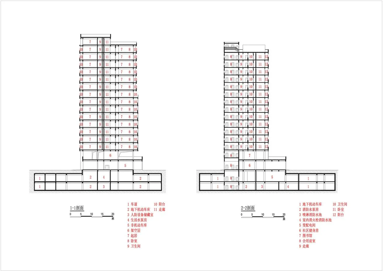 BIM Architecture | Nanjing Future Science and Technology City Talent Apartment/Zhongrui Huadong Rongchao Hui Studio