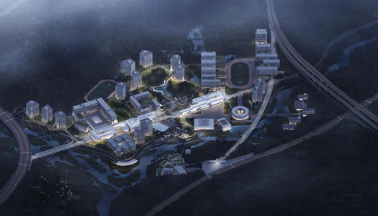 BIM Architecture | Yanmian Chuanjin, Urban Rural Coexistence: Shenzhen Vocational and Technical University Shenshan Campus/Tanghua Architectural Design