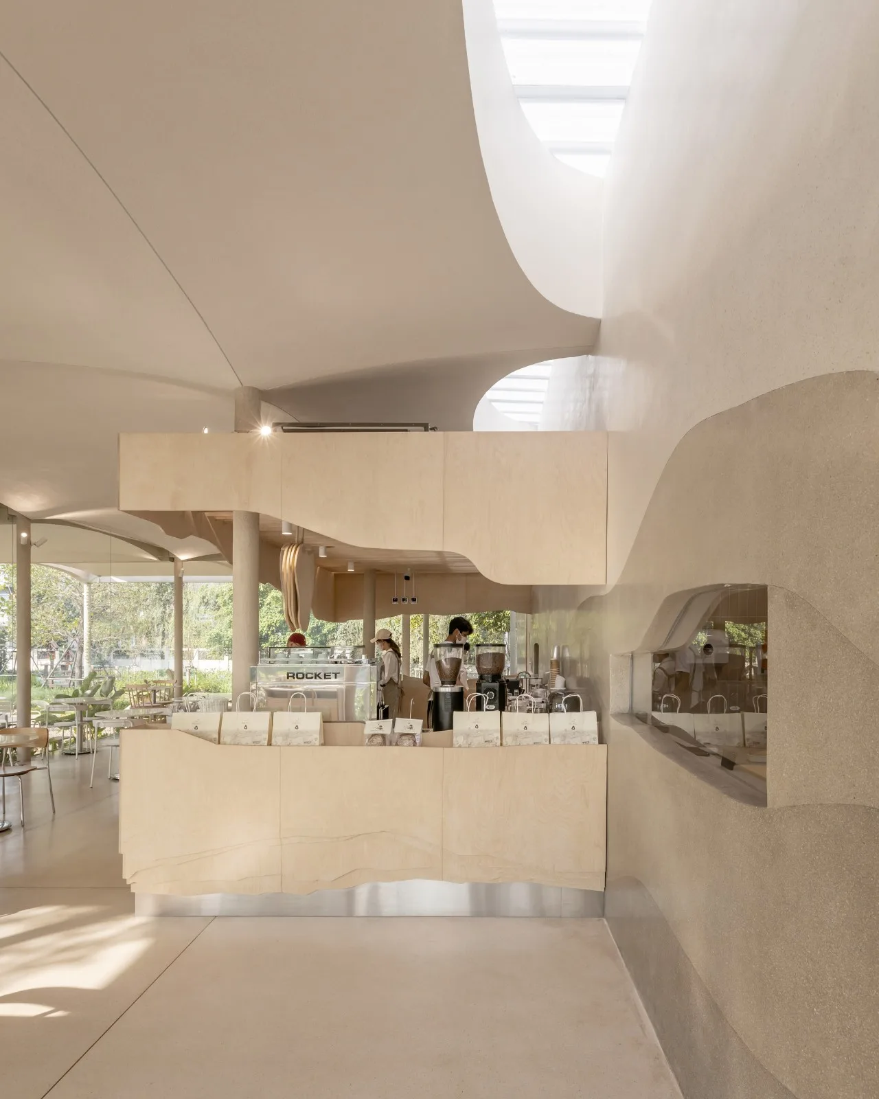 BIM architecture | small stove& Small Tree Pile Coffee Shop and Amusement Park/NITAPROW