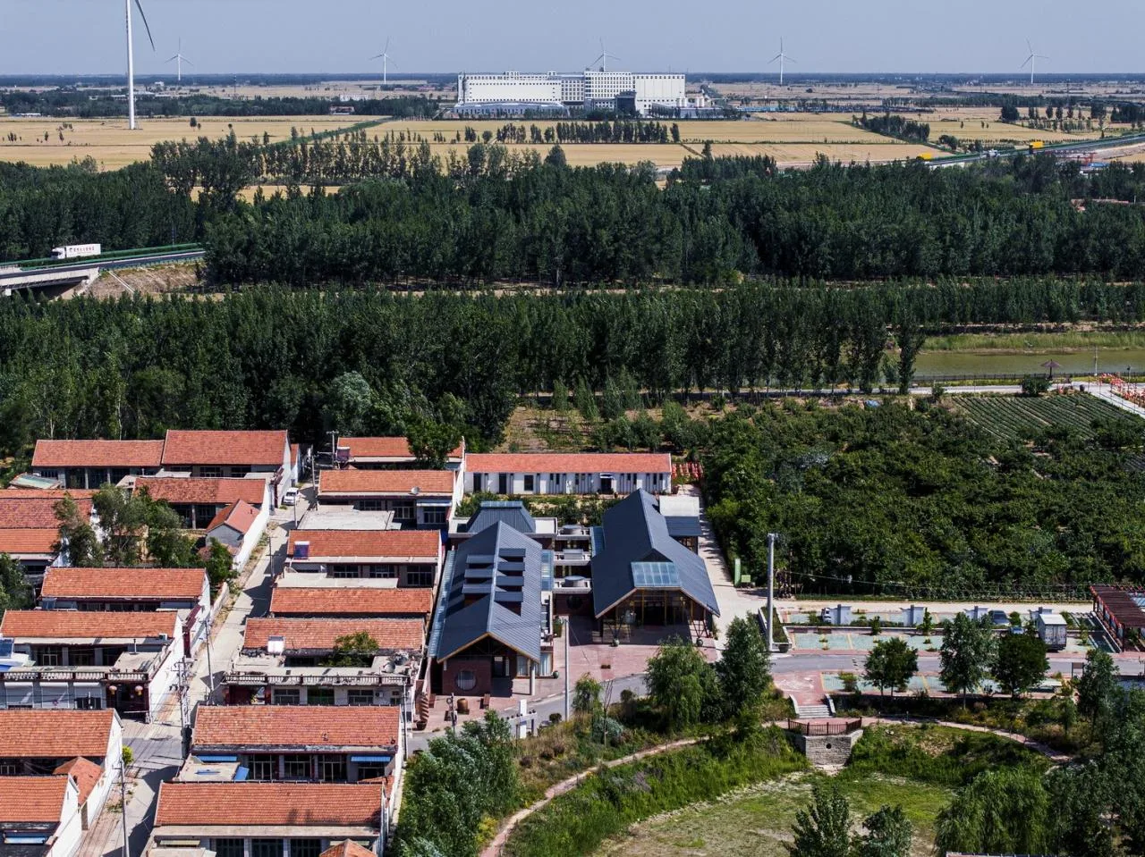 BIM Architecture | Li Guifen Rural Complex/Architectural Creation Center of Shandong Urban and Rural Planning and Design Institute Co., Ltd
