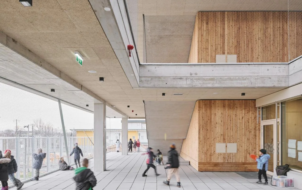 BIM Architecture | Leopold Kohr Straße Primary and Secondary School/Franz & Sue