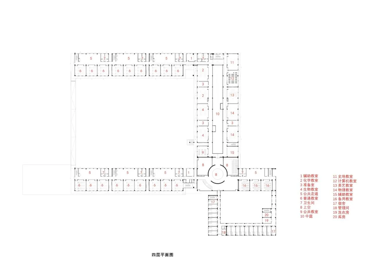 BIM Architecture | Huashan Middle School Boguqi Campus/Rong Chaohui Studio