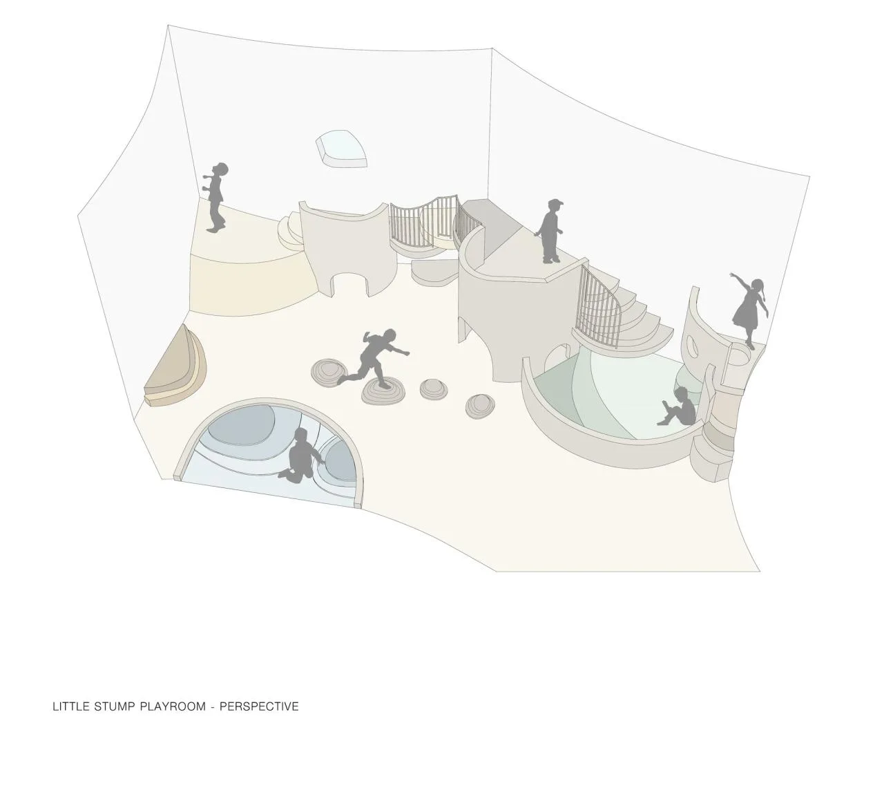 BIM architecture | small stove& Small Tree Pile Coffee Shop and Amusement Park/NITAPROW