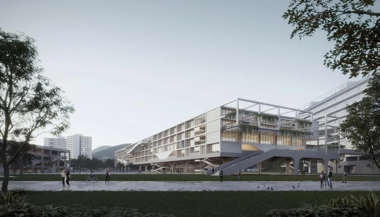 BIM Architecture | Yanmian Chuanjin, Urban Rural Coexistence: Shenzhen Vocational and Technical University Shenshan Campus/Tanghua Architectural Design