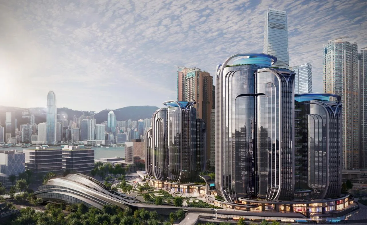 BIM Architecture | Overcover Scheme for West Kowloon High Speed Rail Terminal in Hong Kong/Zaha Hadid Architects