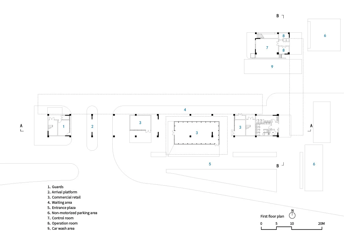 BIM Architecture | Kunshan Duke University Bus Terminal/Arkomixing Architectural Design Firm