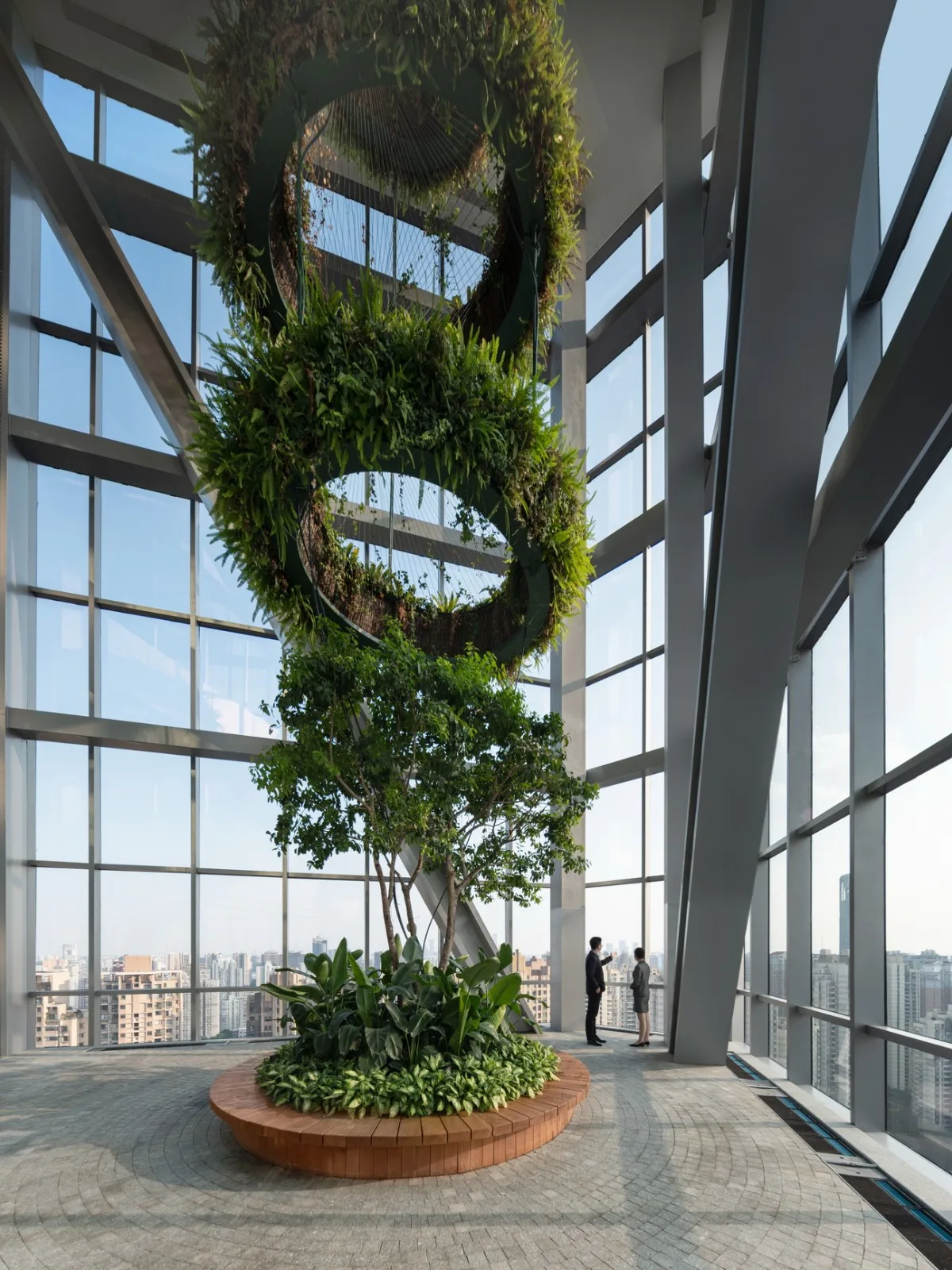 BIM Architecture | Creating a 'Vertical Urban Oasis' in the Center of Shanghai: LuOne Kaide Jingcui Plaza/Safdi Architecture Firm