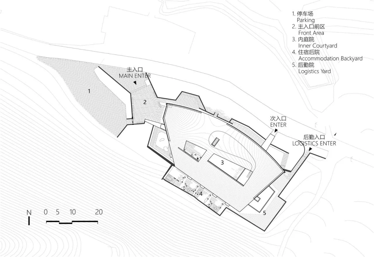 BIM Architecture | Tangjiahe Natural Education Center/Collaborative Architectural Design