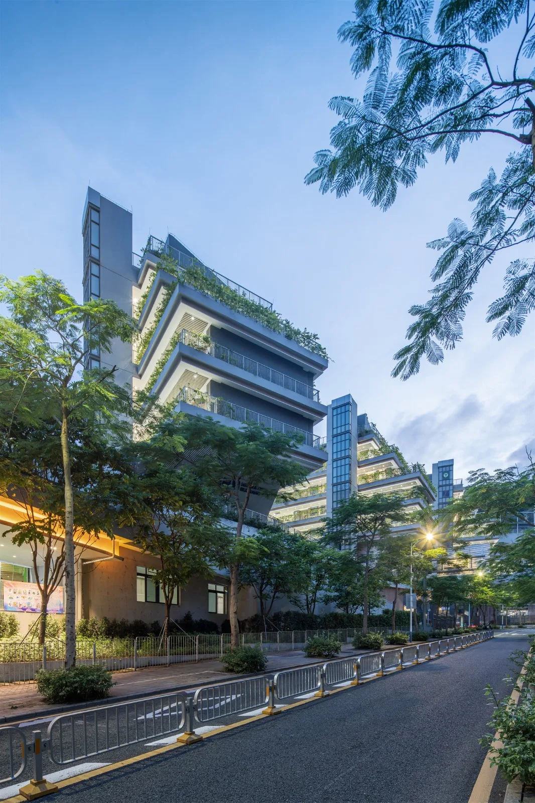 BIM Architecture | "Up the Mountain" Campus: Shenzhen Futian Experimental Education Group Qiaoxiang School · North Campus/Shendu Design