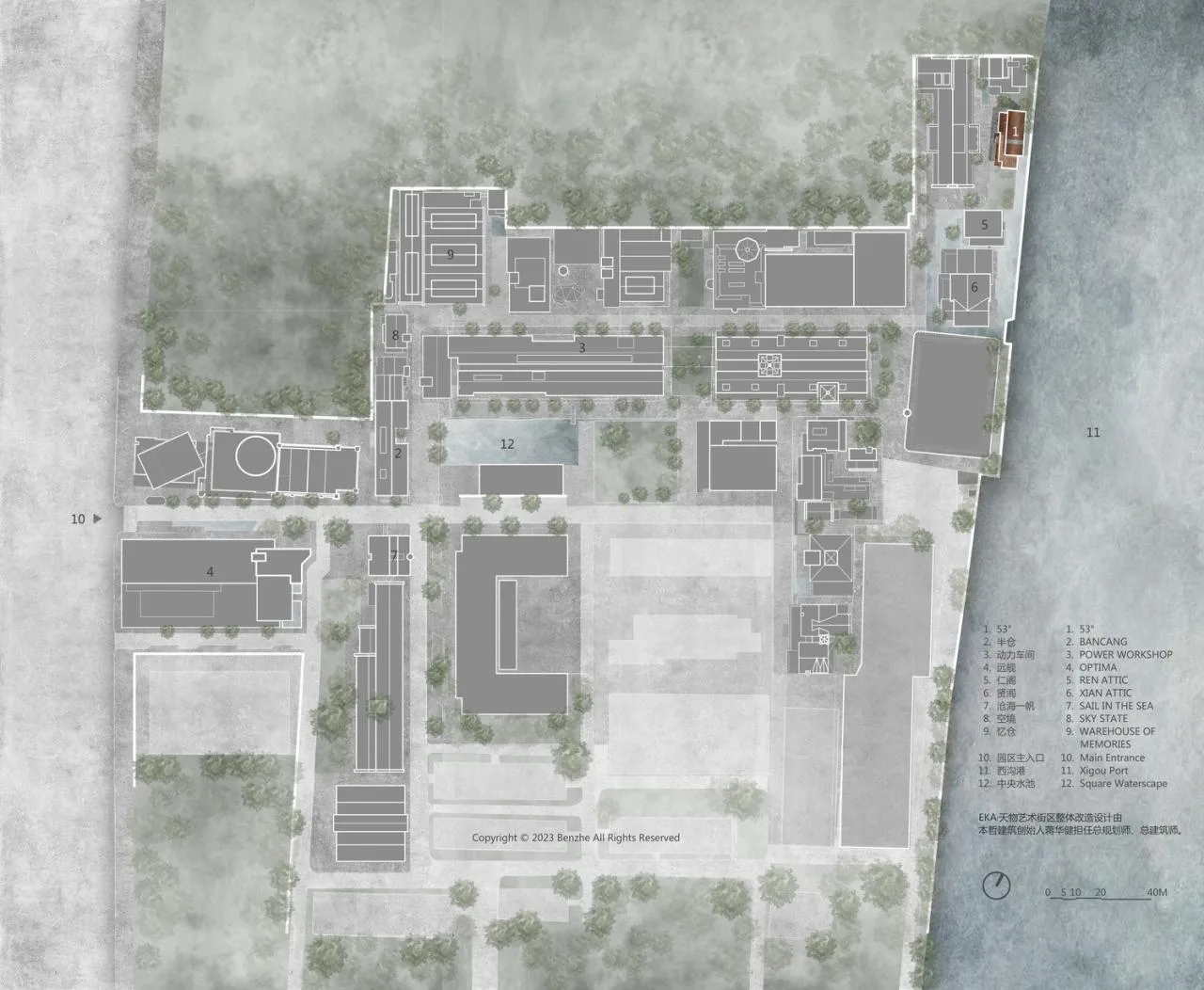 BIM Architecture | 53 ° · EKA Tianwu, Shanghai/Benzhe Architecture