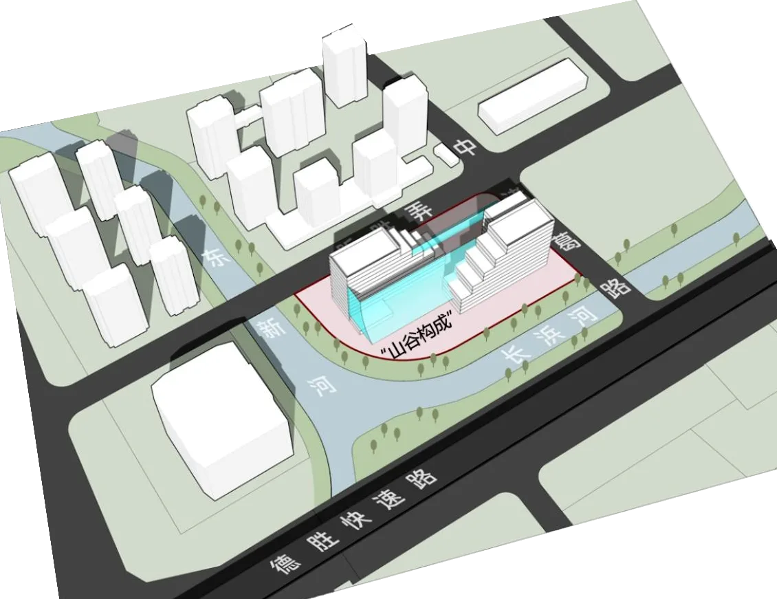 BIM Architecture | Urban Green Valley: Shouxian Valley • Smart Health Complex Design Bid Proposal/LEAP