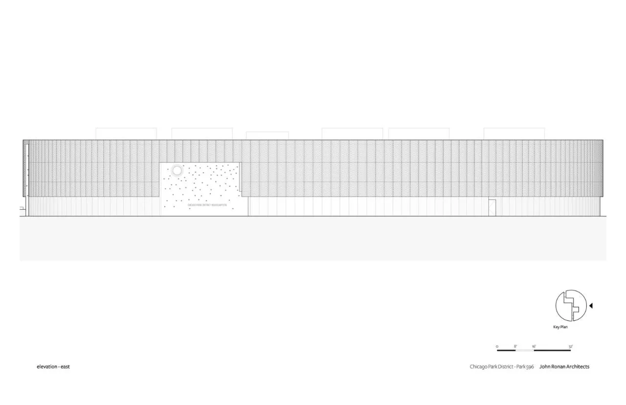 BIM Architecture | Chicago Park Area Headquarters and Gymnasium/John Ronan Architects