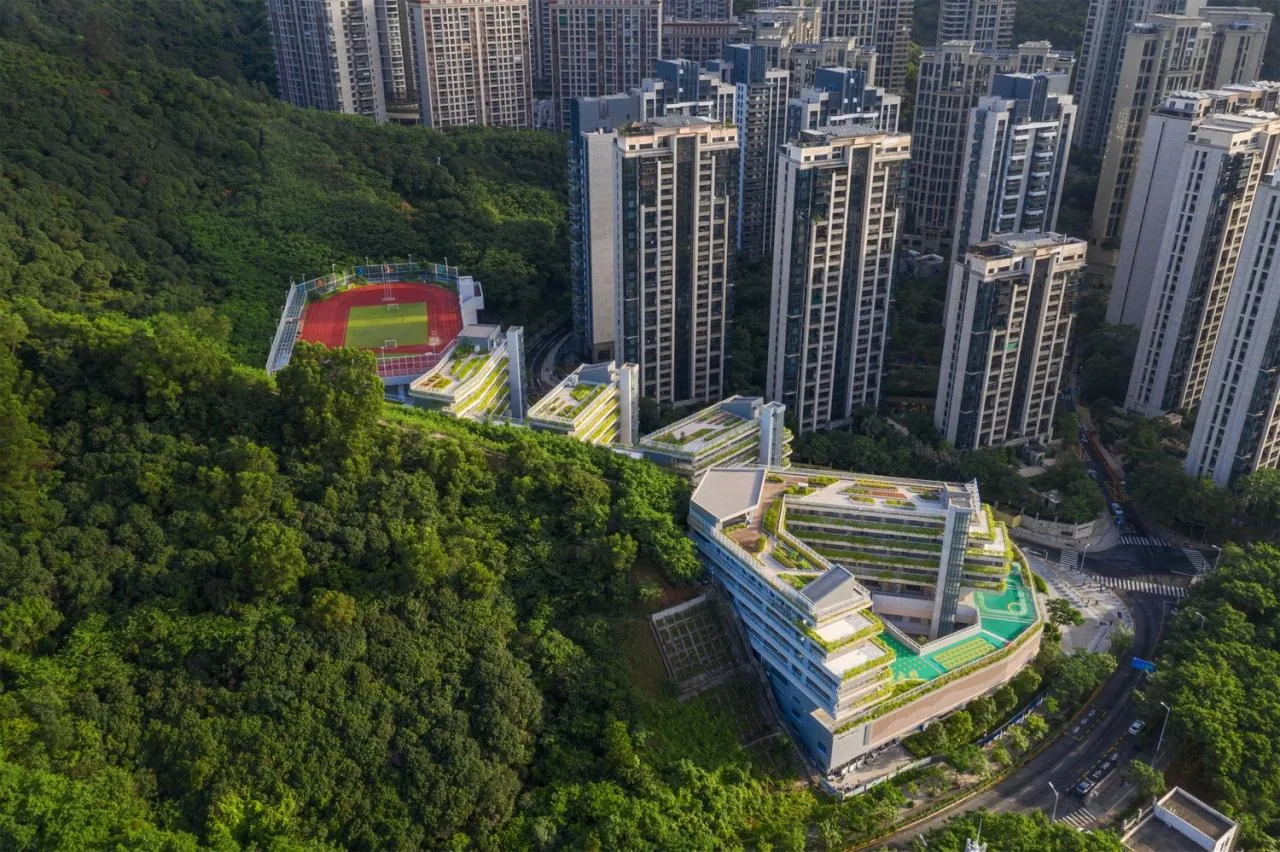 BIM Architecture | "Up the Mountain" Campus: Shenzhen Futian Experimental Education Group Qiaoxiang School · North Campus/Shendu Design