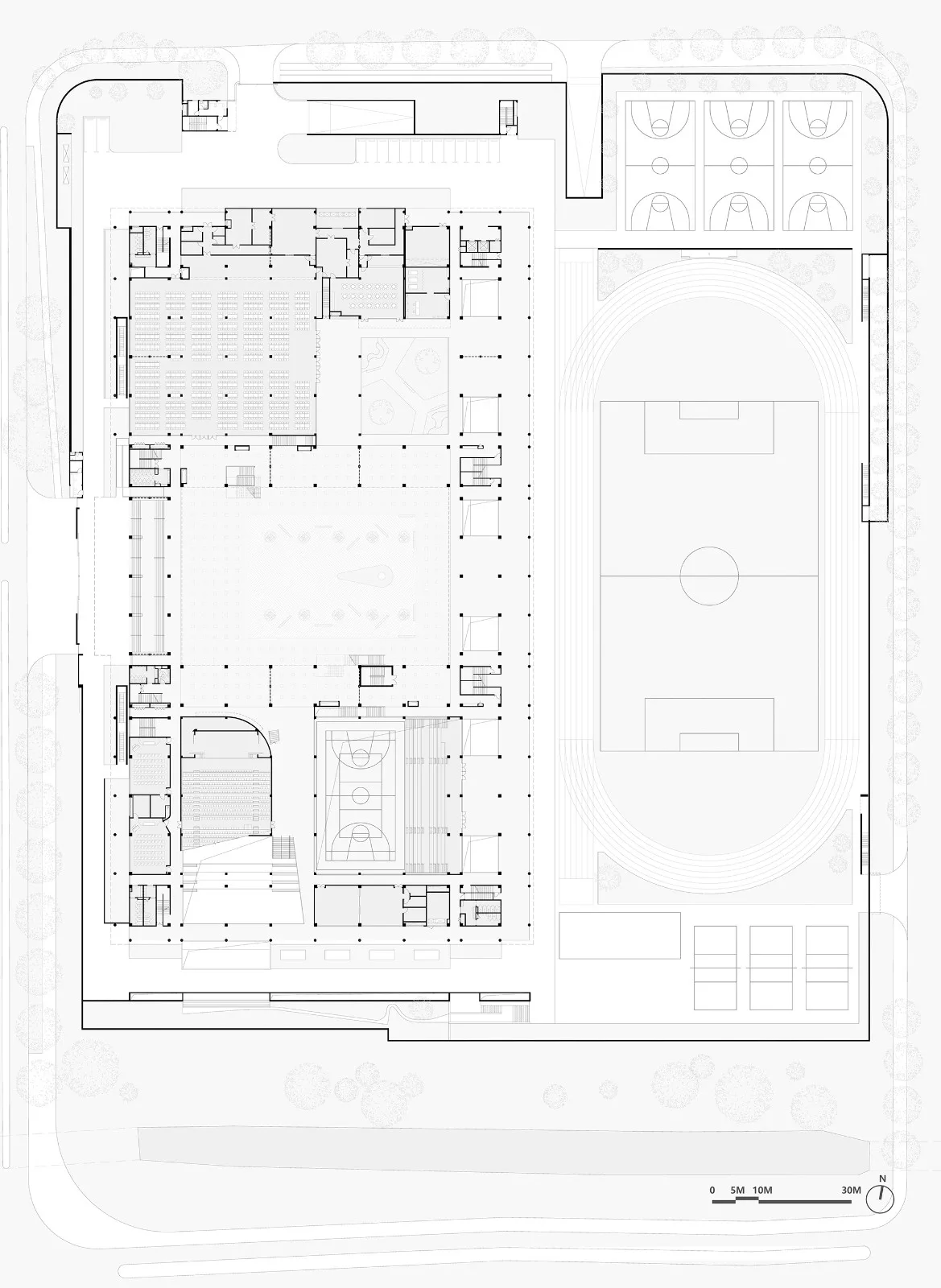 BIM Architecture | Xianlin School/Yanfei Architecture Firm