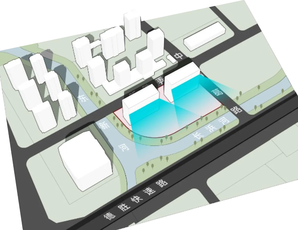 BIM Architecture | Urban Green Valley: Shouxian Valley • Smart Health Complex Design Bid Proposal/LEAP
