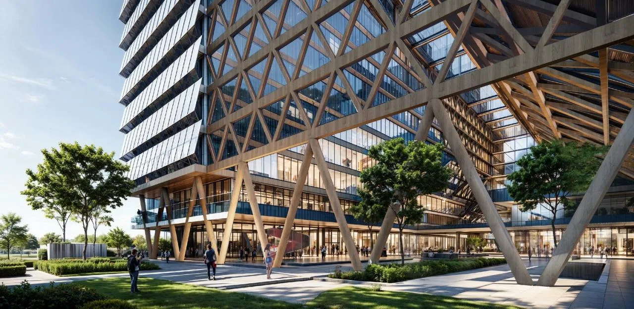 BIM Architecture | Urban Green Valley: Shouxian Valley • Smart Health Complex Design Bid Proposal/LEAP