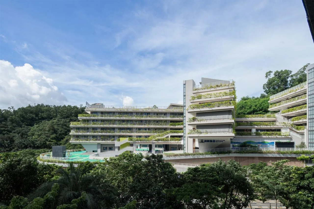 BIM Architecture | "Up the Mountain" Campus: Shenzhen Futian Experimental Education Group Qiaoxiang School · North Campus/Shendu Design