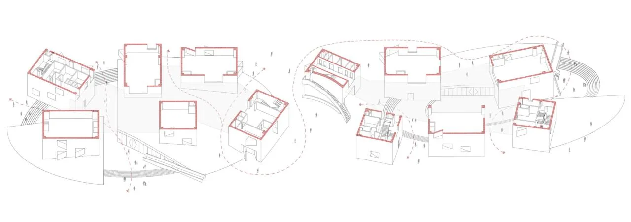 BIM Architecture | Hunan Radio and Television Mango Malanshan Square/Local Studio