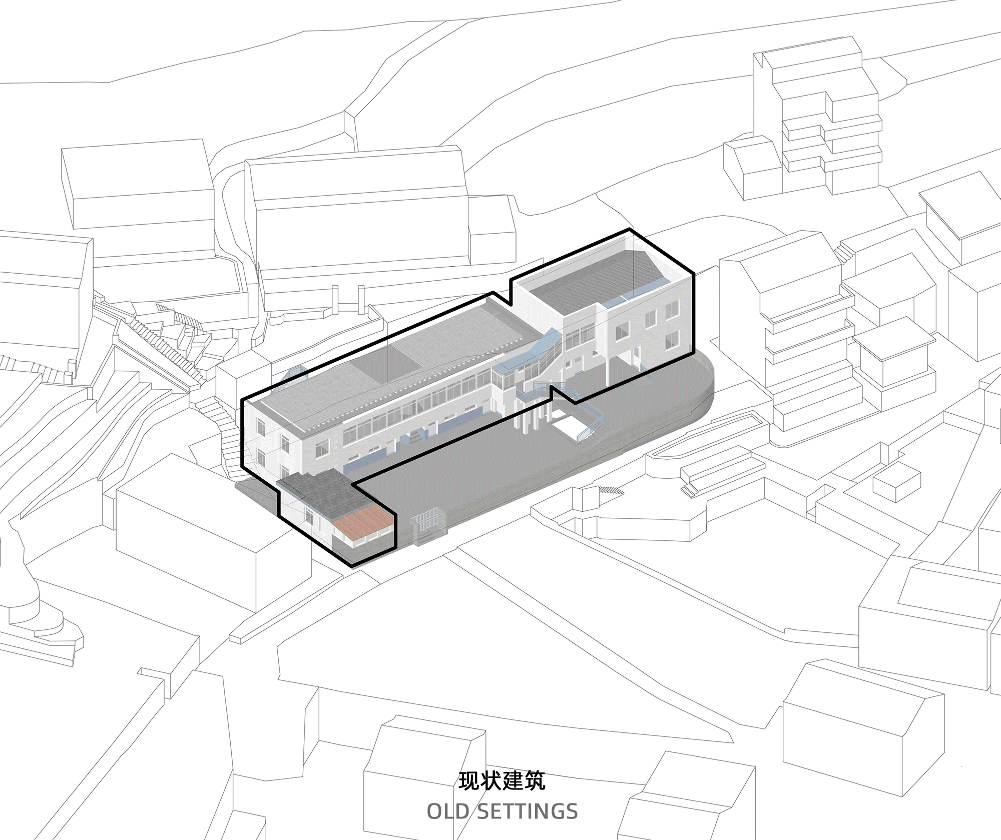 BIM Architecture | Island Floating Boat: Zhoushan Chaishan Island Elderly Care Center/Meng Fanhao Line+Architectural Firm