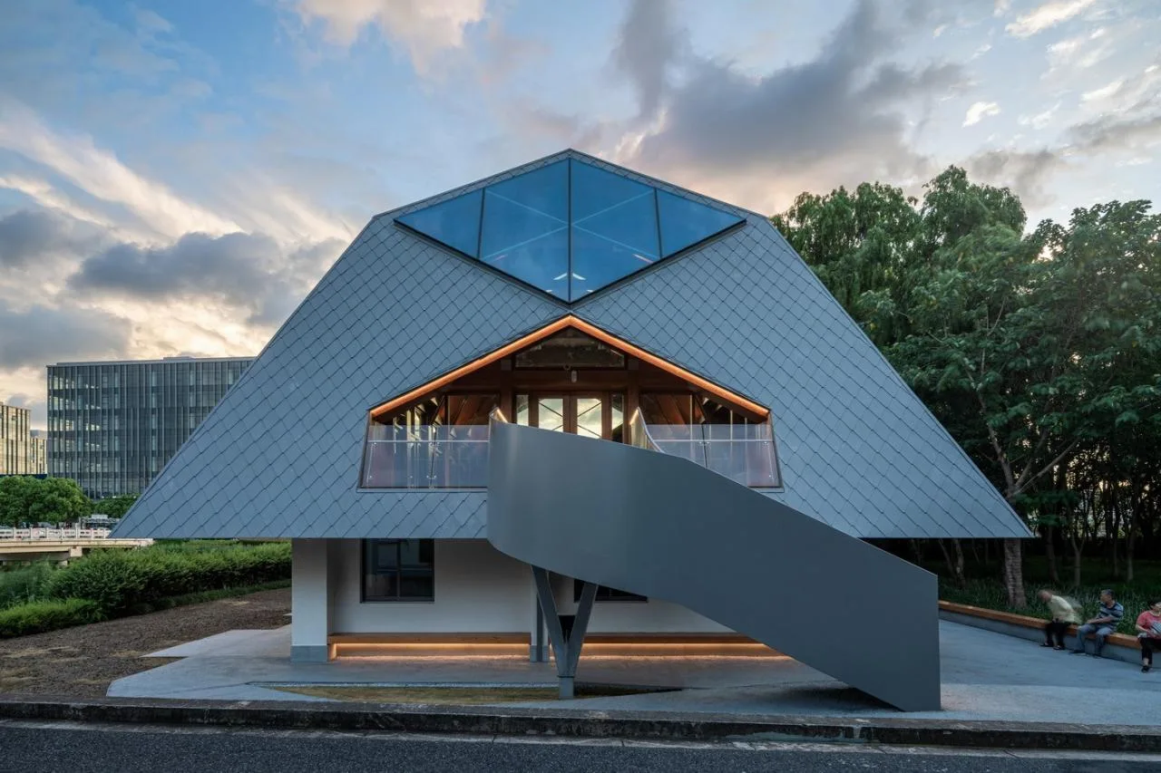 BIM Architecture | Shanghai Changning Ring Ecological Park with Citizen Service Station/Zhizheng Architecture Studio+Yeshi Architecture