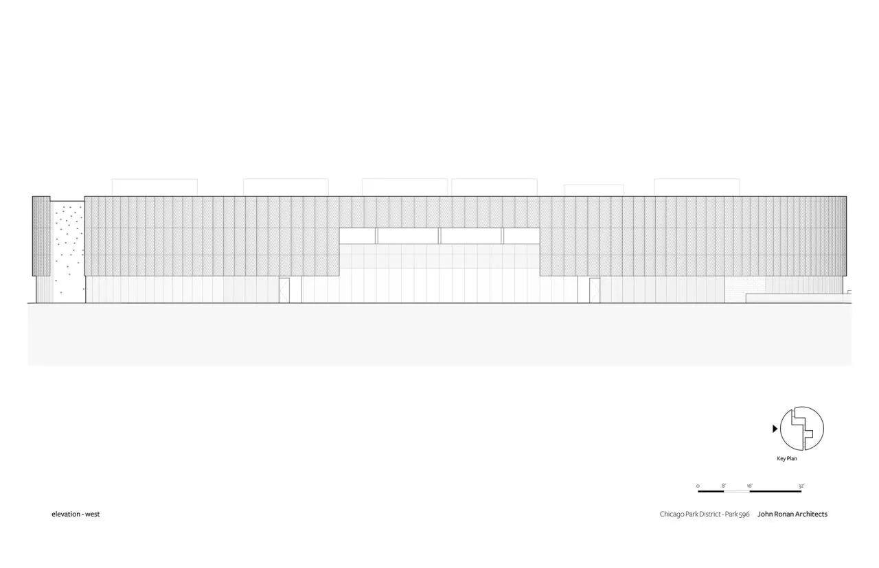 BIM Architecture | Chicago Park Area Headquarters and Gymnasium/John Ronan Architects