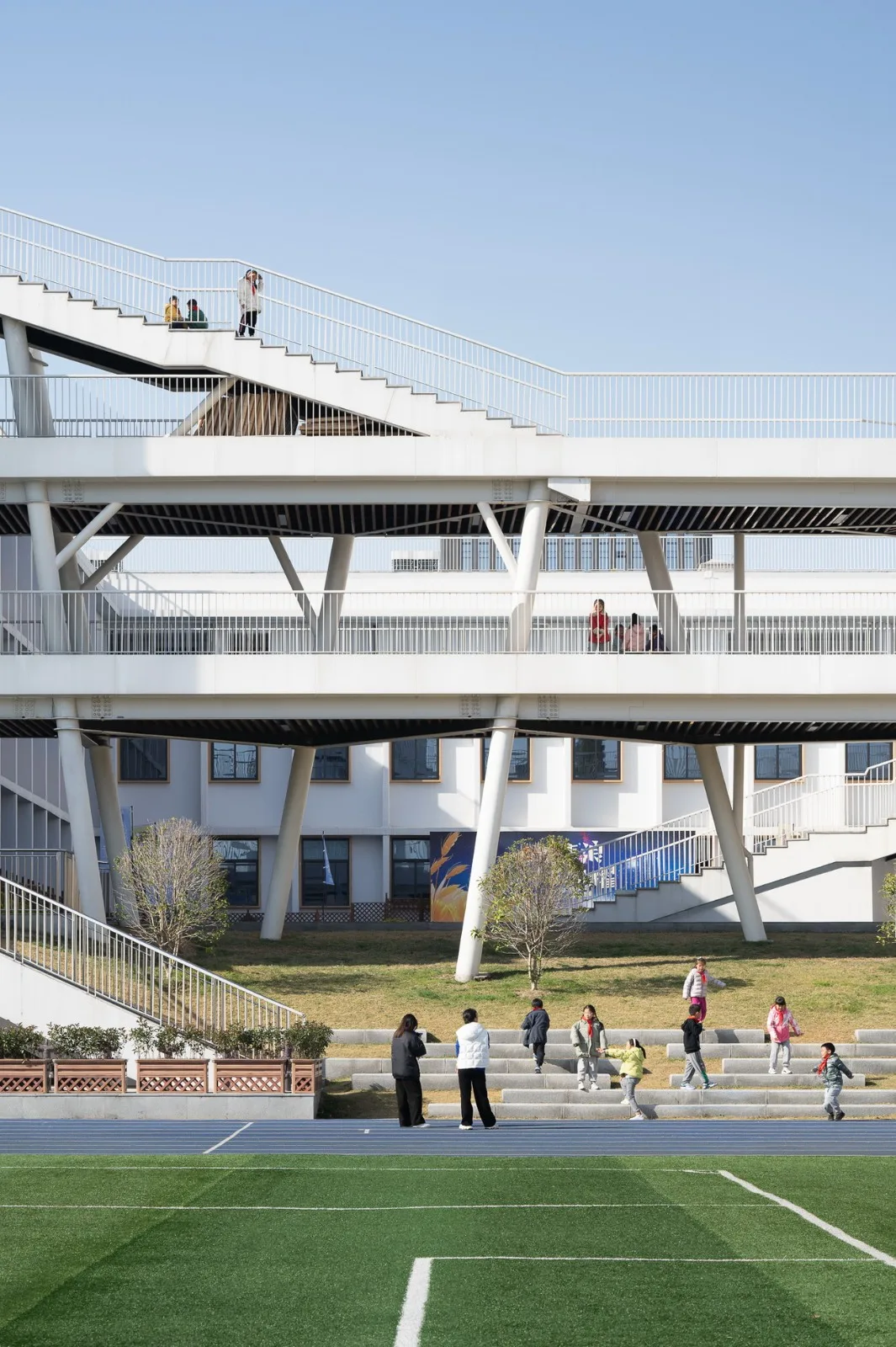 BIM Architecture | Growth Ladder, Boundless Campus: Hangzhou Shangtang Unit Primary School/Zhejiang University Architectural Design and Research Institute