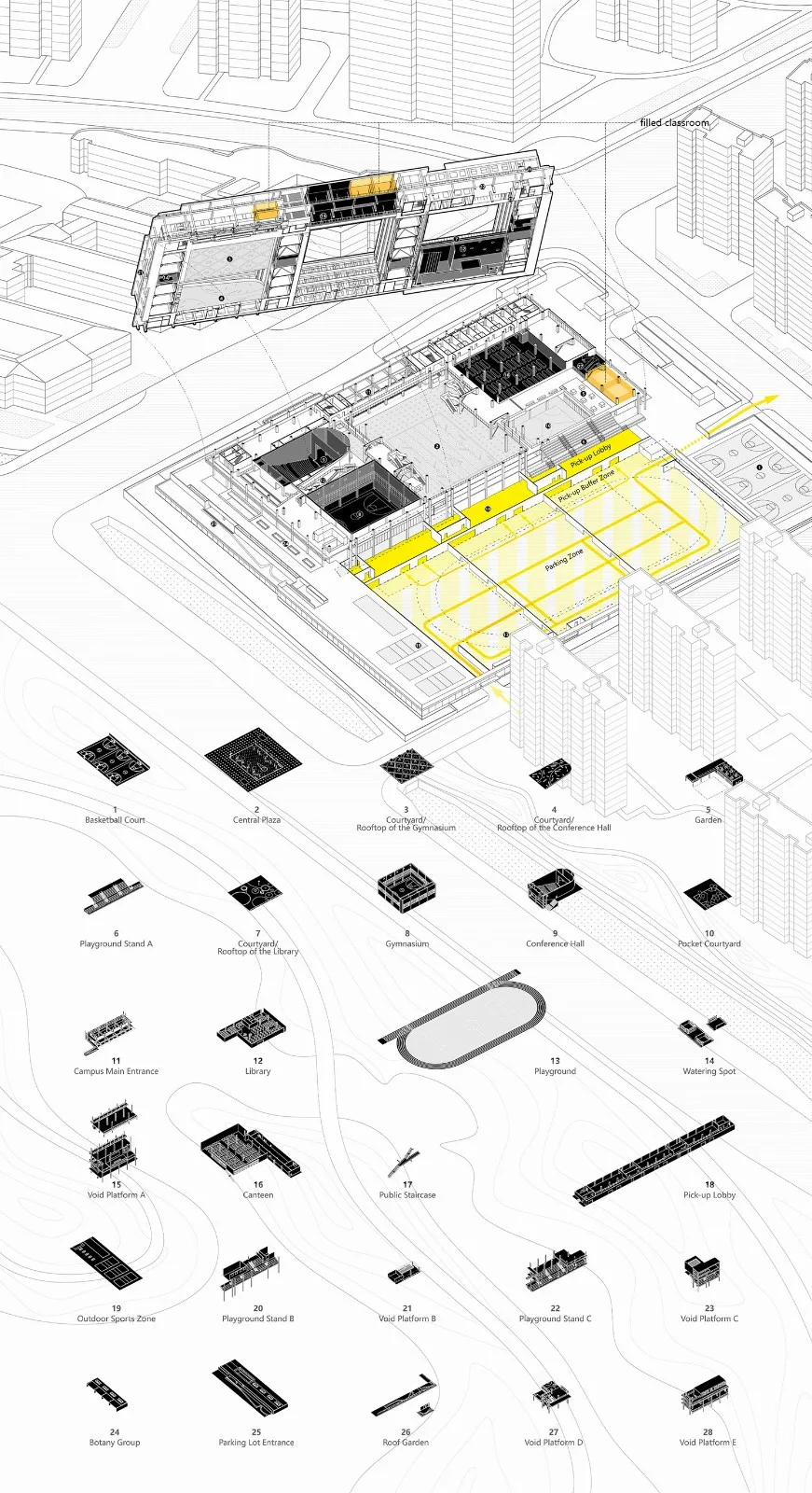 BIM Architecture | Xianlin School/Yanfei Architecture Firm