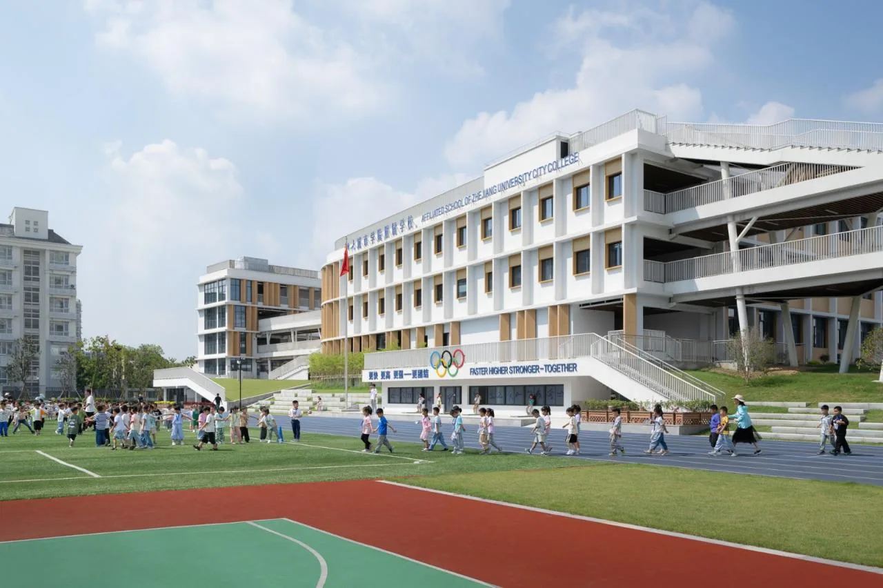 BIM Architecture | Growth Ladder, Boundless Campus: Hangzhou Shangtang Unit Primary School/Zhejiang University Architectural Design and Research Institute