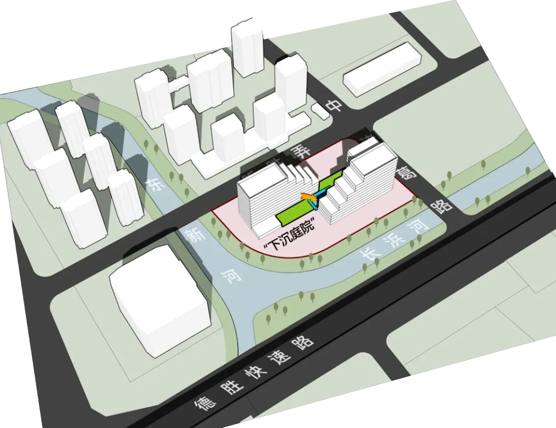 BIM Architecture | Urban Green Valley: Shouxian Valley • Smart Health Complex Design Bid Proposal/LEAP