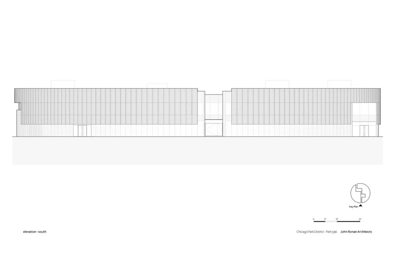 BIM Architecture | Chicago Park Area Headquarters and Gymnasium/John Ronan Architects