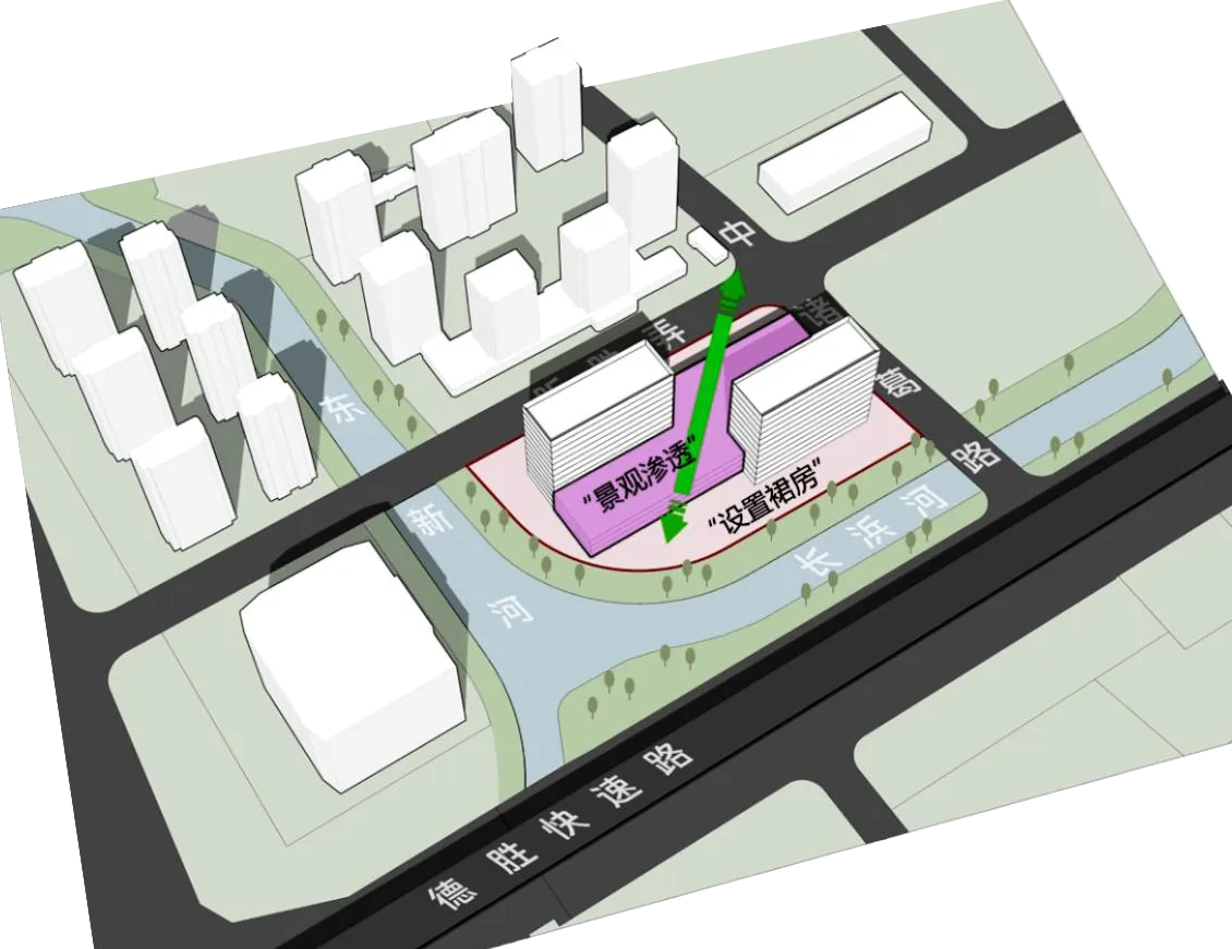BIM Architecture | Urban Green Valley: Shouxian Valley • Smart Health Complex Design Bid Proposal/LEAP