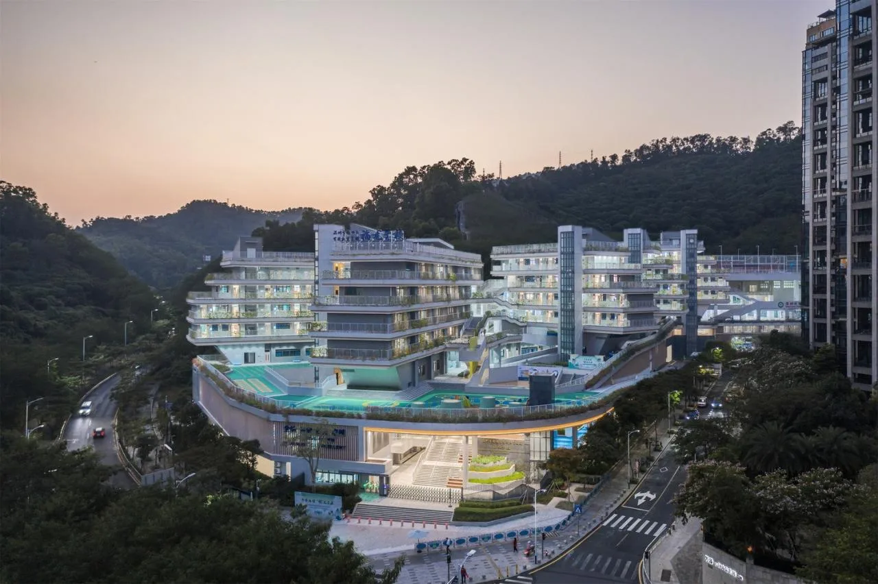 BIM Architecture | "Up the Mountain" Campus: Shenzhen Futian Experimental Education Group Qiaoxiang School · North Campus/Shendu Design