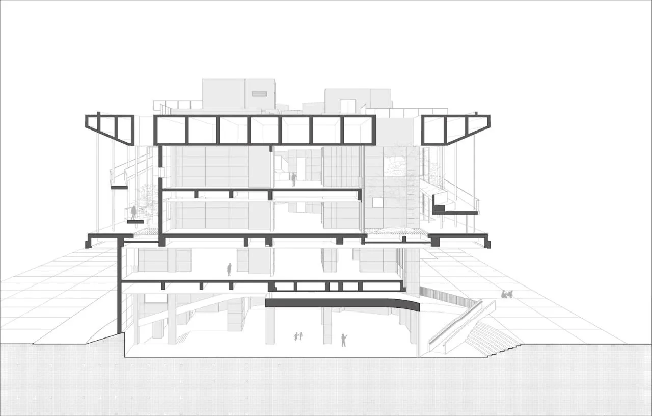 BIM Architecture | Hunan Radio and Television Mango Malanshan Square/Local Studio