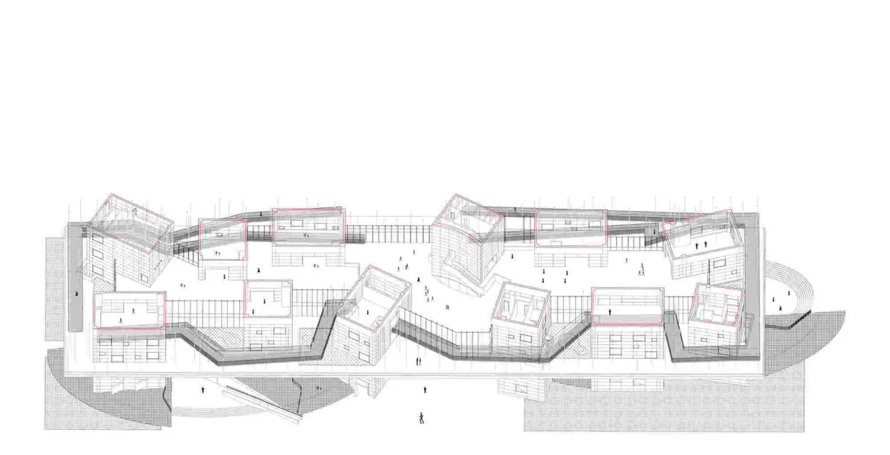 BIM Architecture | Hunan Radio and Television Mango Malanshan Square/Local Studio