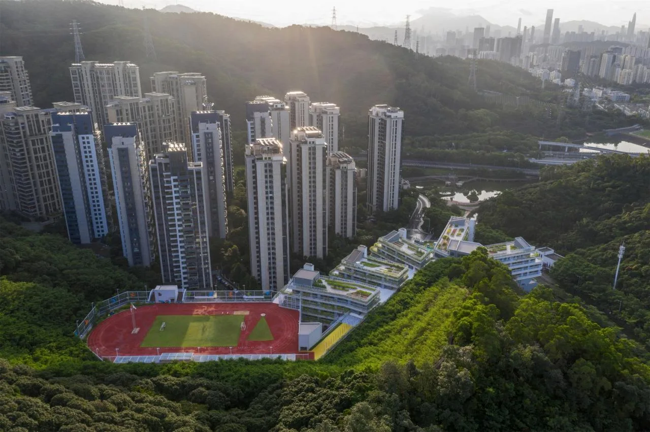 BIM Architecture | "Up the Mountain" Campus: Shenzhen Futian Experimental Education Group Qiaoxiang School · North Campus/Shendu Design