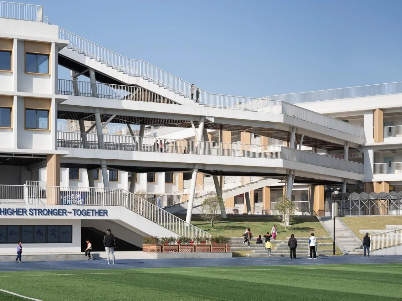 BIM Architecture | Growth Ladder, Boundless Campus: Hangzhou Shangtang Unit Primary School/Zhejiang University Architectural Design and Research Institute