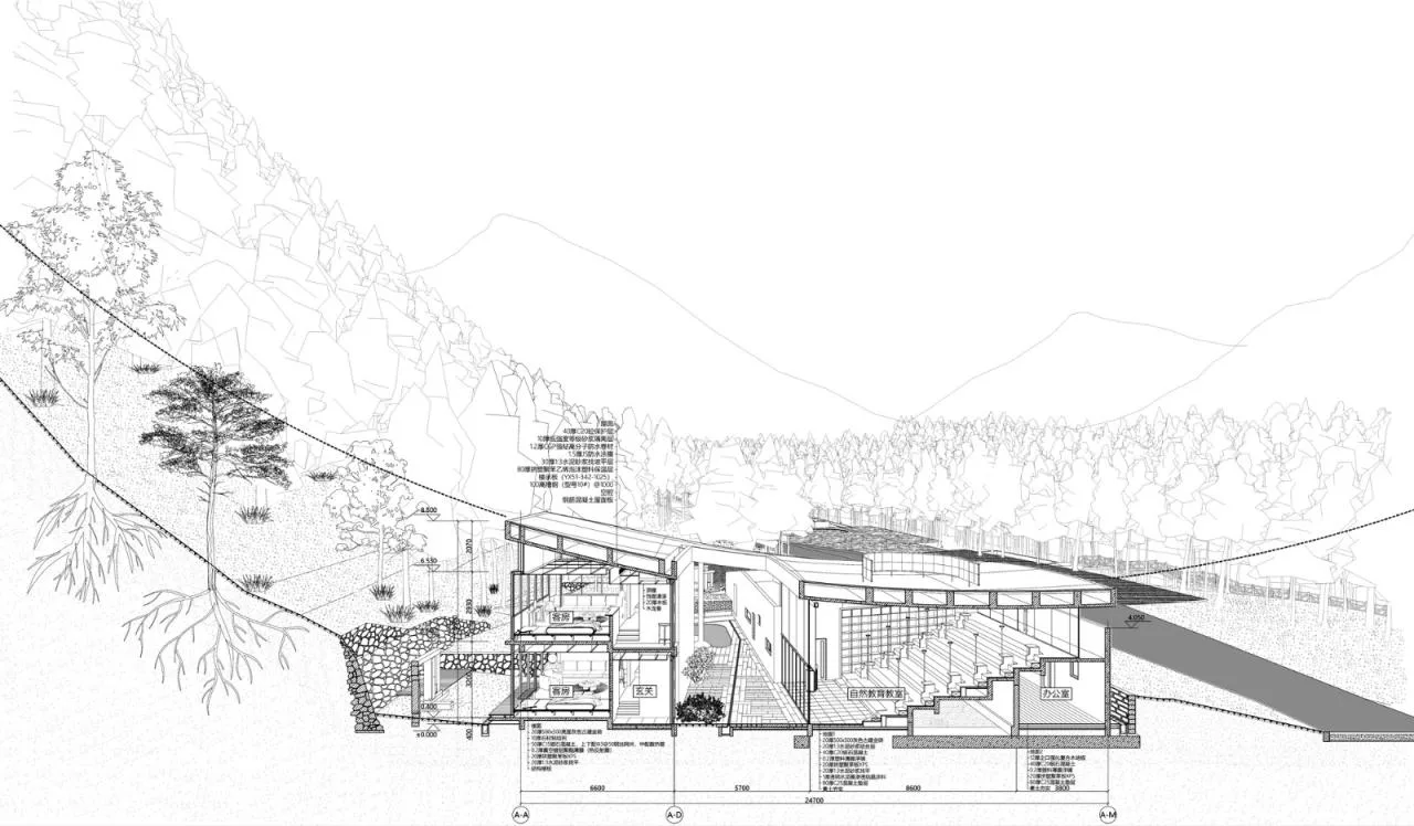 BIM Architecture | Tangjiahe Natural Education Center/Collaborative Architectural Design